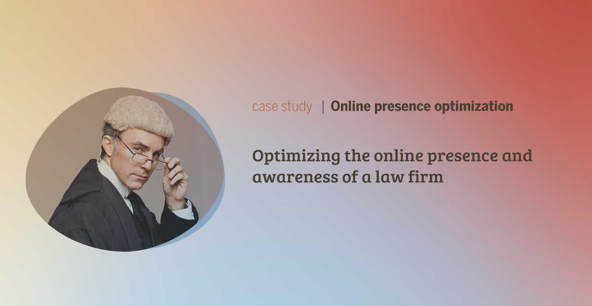 Case study : online presence optimisation